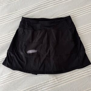 Lululemon Black Pace Rival Skirt Size 2
